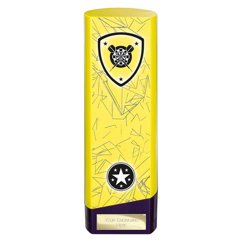 Prime Heavyweight Darts Trophy | Yellow | 220mm