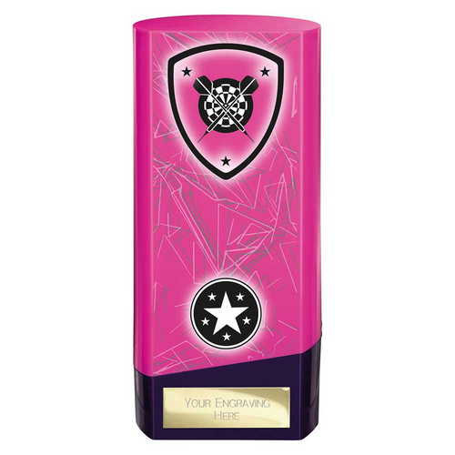 Prime Heavyweight Darts Trophy | Pink | 160mm