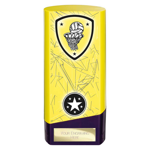 Prime Heavyweight Netball Trophy | Yellow | 160mm