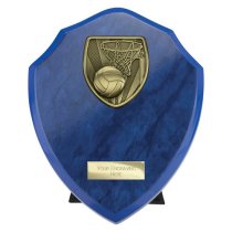 Cobra Shield Netball Trophy | Blue | 175mm