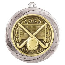 Superstar Hockey Medal | Silver | 60mm