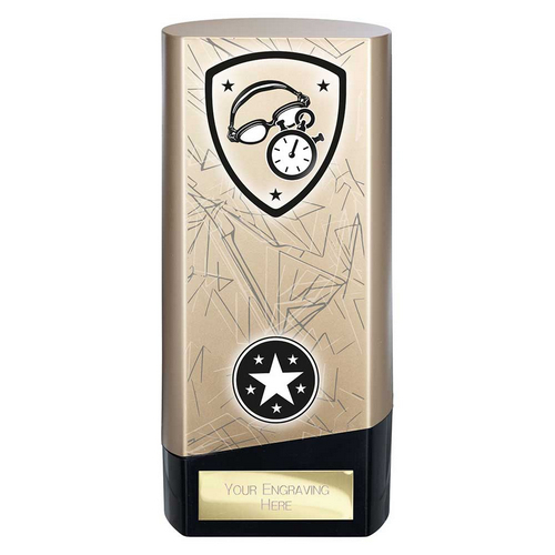 Prime Heavyweight Swimming Trophy | Gold | 160mm