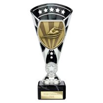 Cobra Star Swimming Trophy | Black & Silver | 210mm