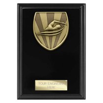 Cobra Plaque Swimming Trophy | Black | 150mm