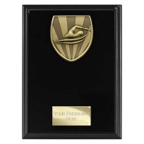 Cobra Plaque Swimming Trophy | Black | 175mm