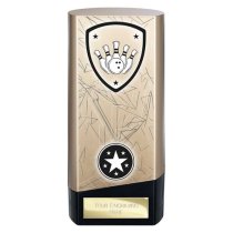 Prime Heavyweight Ten Pin Bowling Trophy | Gold | 160mm