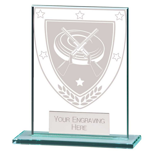 Millennium Clay Pigeon Glass Trophy | 110mm