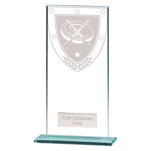 Millennium Clay Pigeon Glass Trophy | 180mm