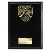 Cobra Plaque Clay Pigeon Shooting Trophy | Black | 175mm