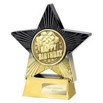 Superstar Happy Birthday Trophy | 140mm