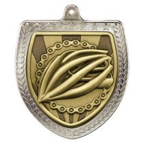 Cobra Cycling Shield Medal | Silver | 75mm