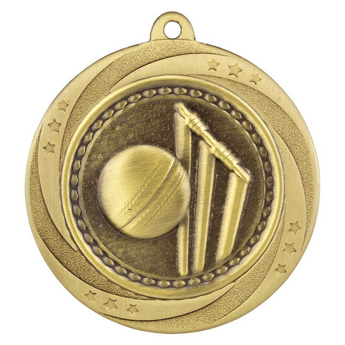 Superstar Cricket Medal | Gold | 60mm