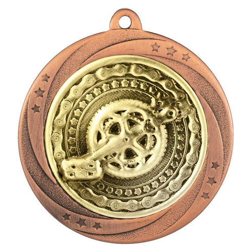 Superstar Cycling Medal | Bronze | 60mm