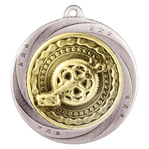 Superstar Cycling Medal | Silver | 60mm