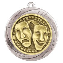 Superstar Drama Medal | Silver | 60mm