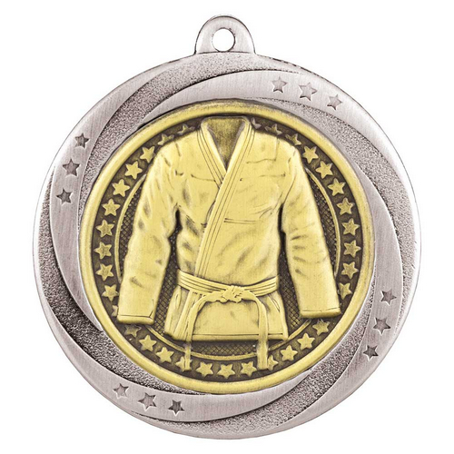 Superstar Martial Arts Medal | Silver | 60mm