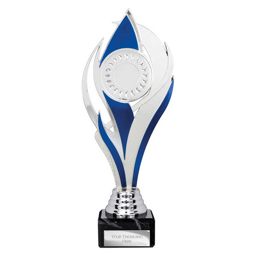 Volcano Trophy | Silver & Blue | 240mm