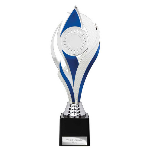 Volcano Trophy | Silver & Blue | 260mm