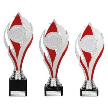 Volcano Trophy | Silver & Red | 230mm