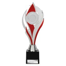 Volcano Trophy | Silver & Red | 260mm