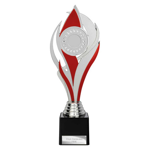 Volcano Trophy | Silver & Red | 260mm