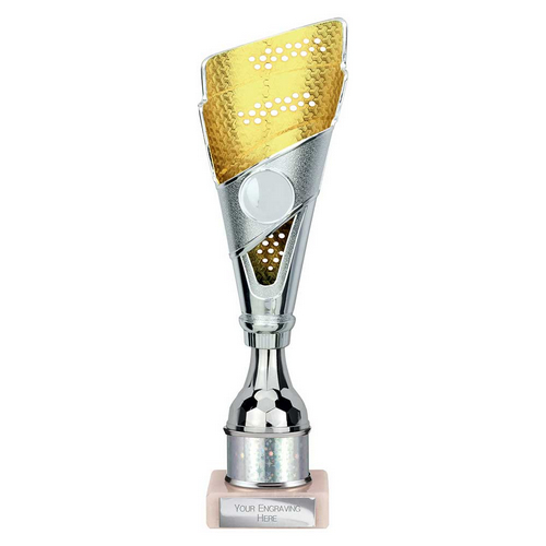 Predator Tube Trophy | Silver & Gold | 260mm