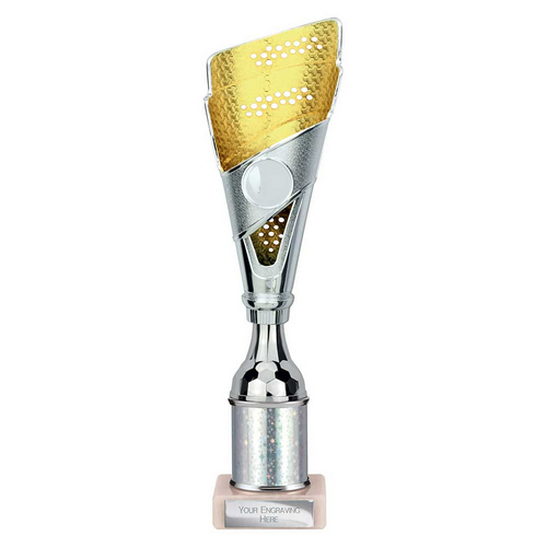 Predator Tube Trophy | Silver & Gold | 285mm