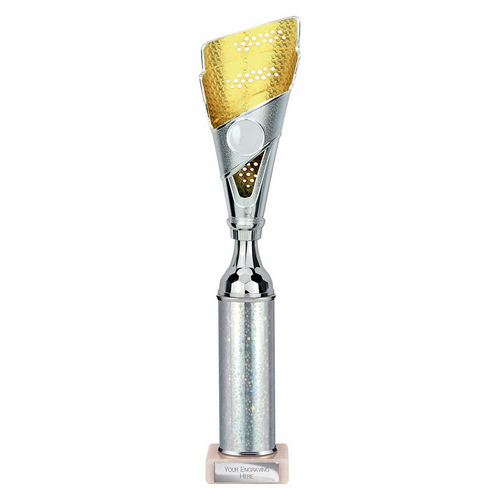 Predator Tube Trophy | Silver & Gold | 360mm