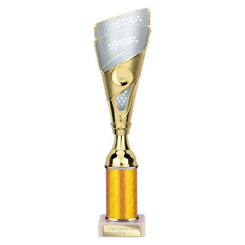 Predator Tube Trophy | Gold & Silver | 310mm