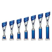 Predator Tube Trophy | Blue & Silver | 260mm