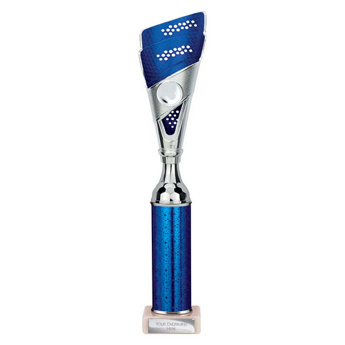 Predator Tube Trophy | Blue & Silver | 360mm