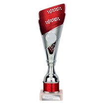 Predator Tube Trophy | Red & Silver | 260mm