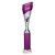 Predator Tube Trophy | Purple & Silver | 360mm - TR25588E