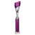 Predator Tube Trophy | Purple & Silver | 410mm - TR25588G