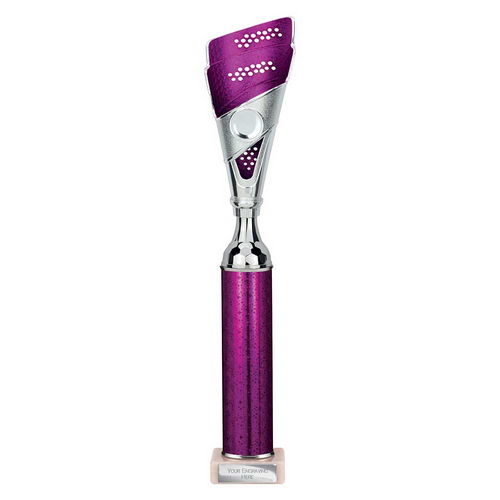 Predator Tube Trophy | Purple & Silver | 410mm