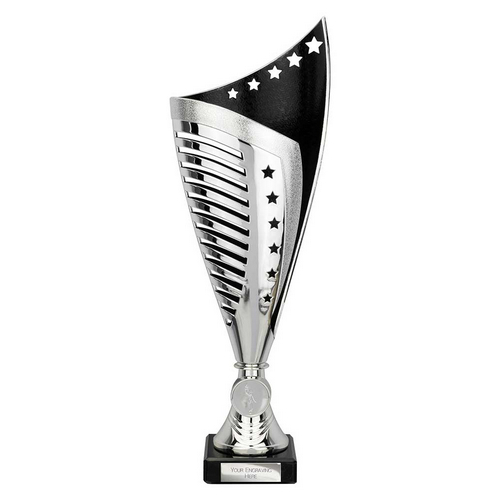 Nebula Trophy | Silver & Black | 320mm