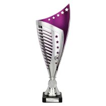 Nebula Trophy | Silver & Purple | 320mm