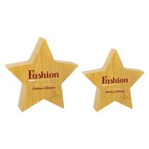 Superstar Bamboo Star Trophy | 30mm Thick | 135mm