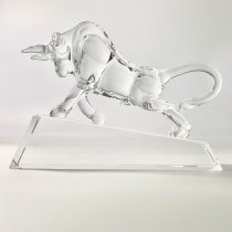 Shire County Crystal " Bull Market " Award | 120mm High